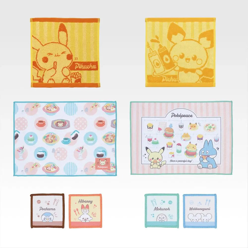 Ichiban Kuji Pokemon Poke Pieces Welcome to the PEACE Diner - H Prize Assorted Lunch Goods Complete Set of 6 Types