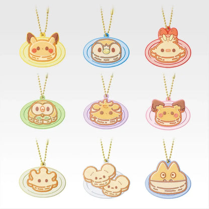 Ichiban Kuji Pokemon Poke Pieces Welcome to the PEACE Diner - I Prize Pancake Rubber Charm Complete Set of 9 Types