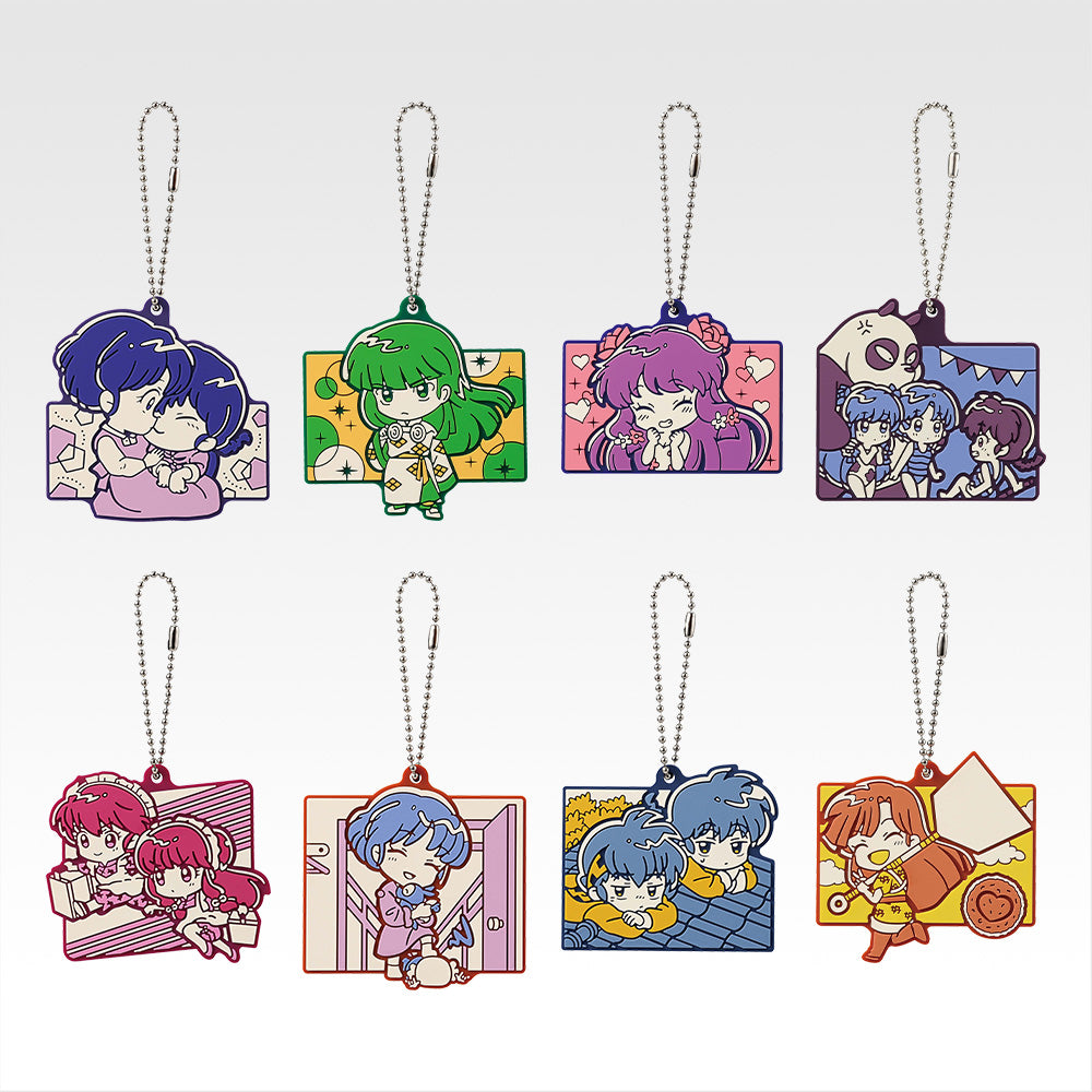 Ichiban Kuji Ranma 1/2 2nd Edition - I Prize Memorial Rubber Charms Complete Set of 8 Types