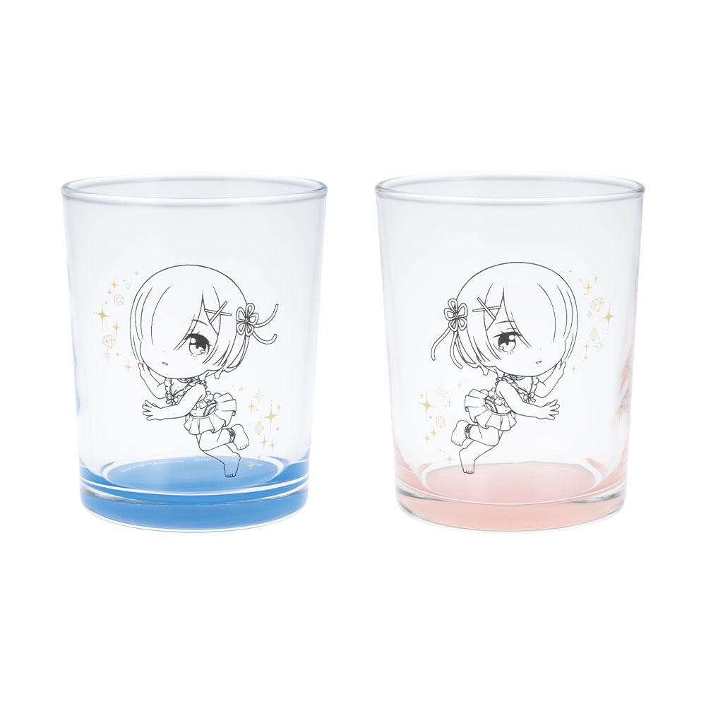 Ichiban Kuji Re:Zero Starting Life in Another World I Will Remember This Day - E Prize Glass Complete Set of 2 Types