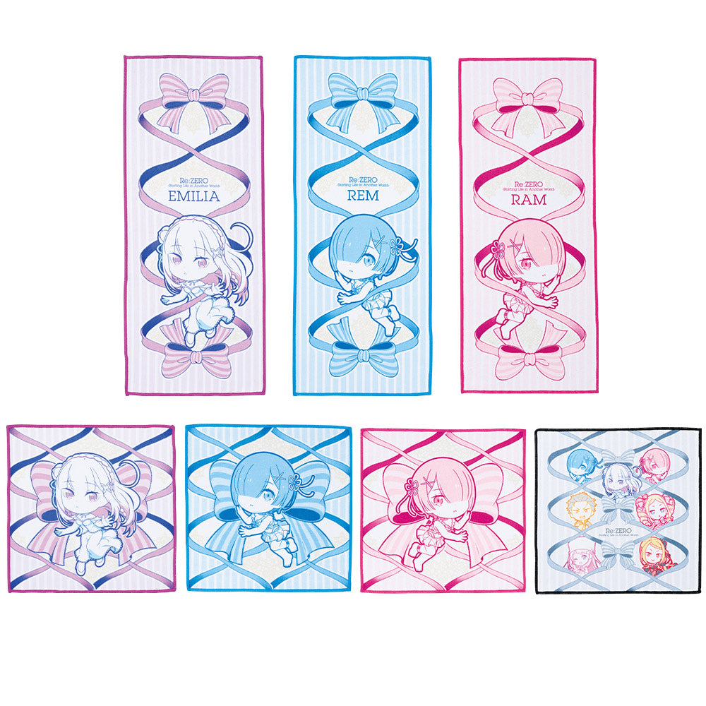 Ichiban Kuji Re:Zero Starting Life in Another World I Will Remember This Day - F Prize Towel Assortment Complete Set of 7 Types