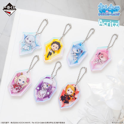 Ichiban Kuji Re:Zero Starting Life in Another World I Will Remember This Day - G Prize Acrylic Charm Complete Set of 7 Types