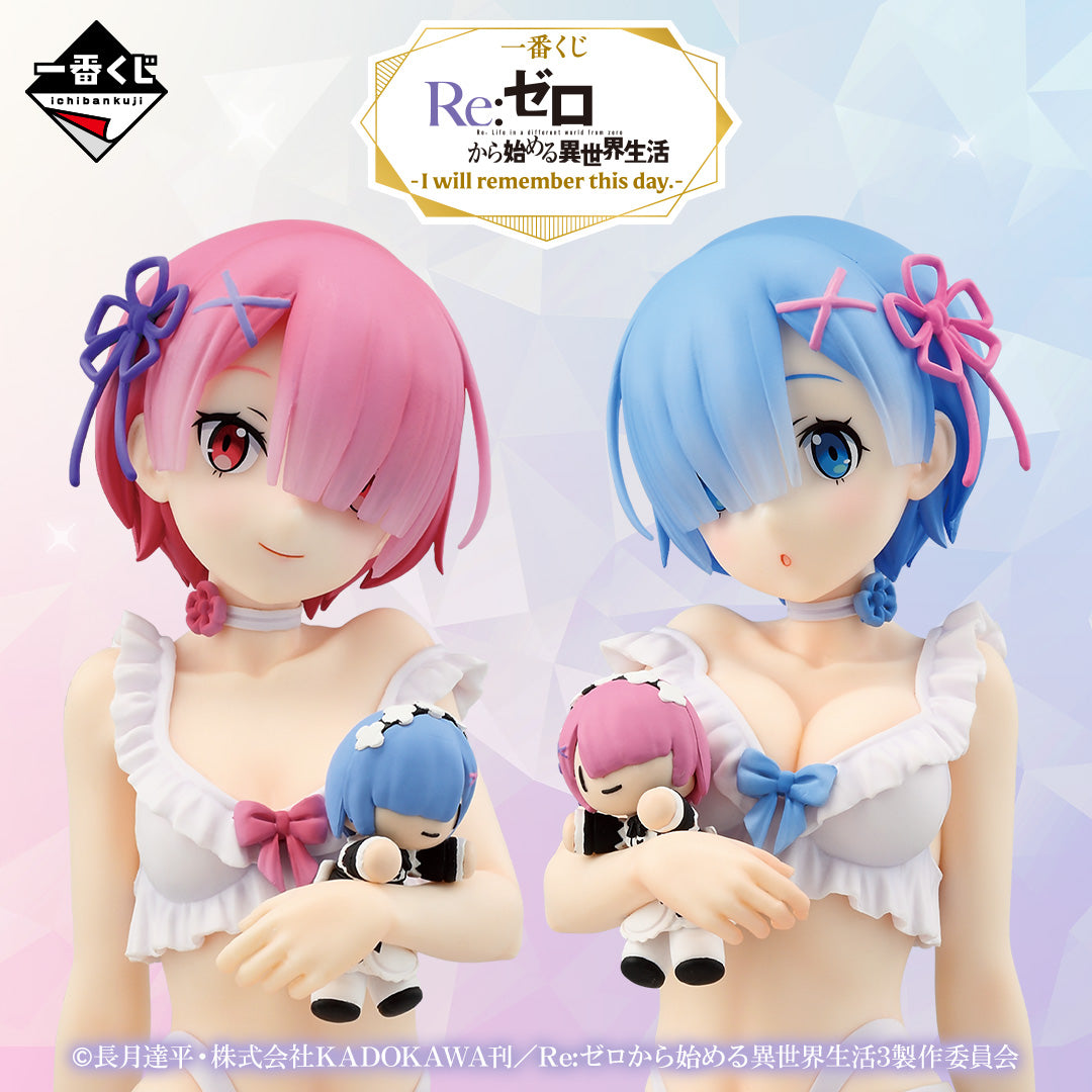 Ichiban Kuji Re:Zero Starting Life in Another World I Will Remember This Day - C Prize Metallic Sheet Complete Set of 2 Types