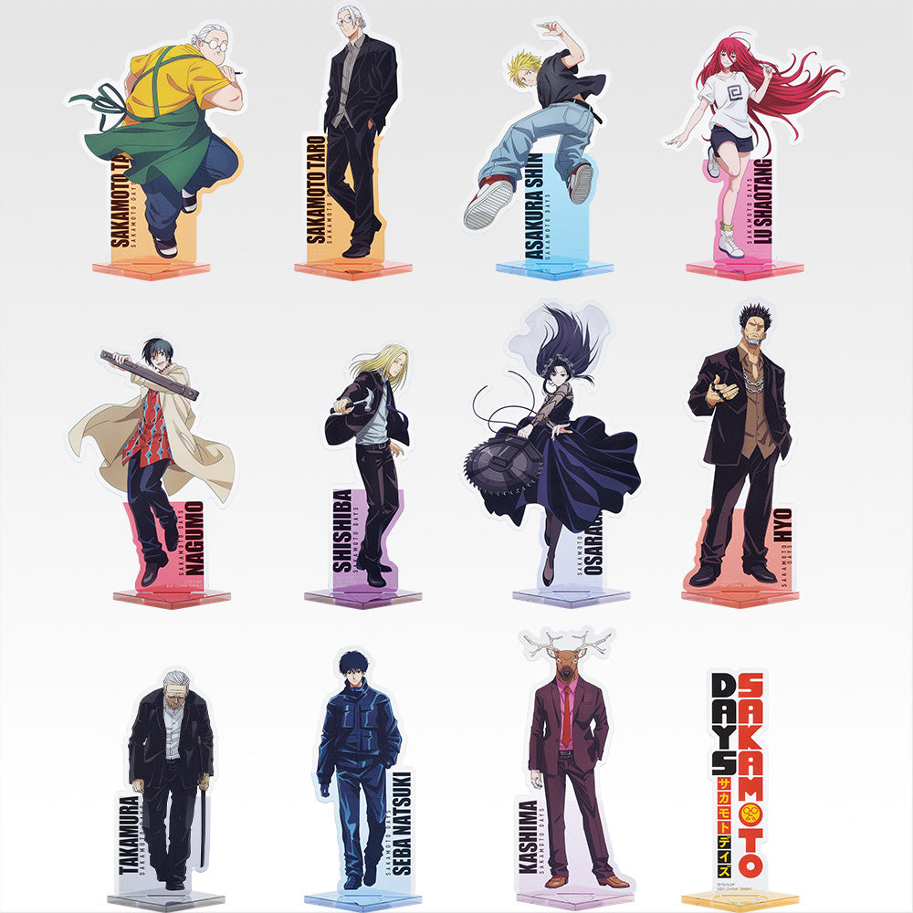 Ichiban Kuji Sakamoto Days Vol.2 - I Prize Acrylic Stand Complete Set of 12 Types
