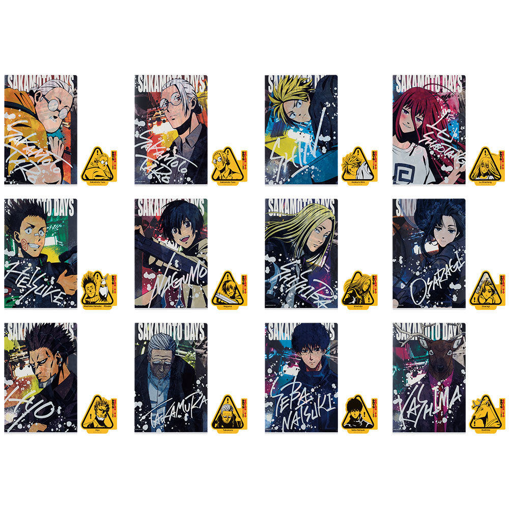 Ichiban Kuji Sakamoto Days Vol.2 - J Prize Clear File and Sticker Set Complete Set of 12 Types