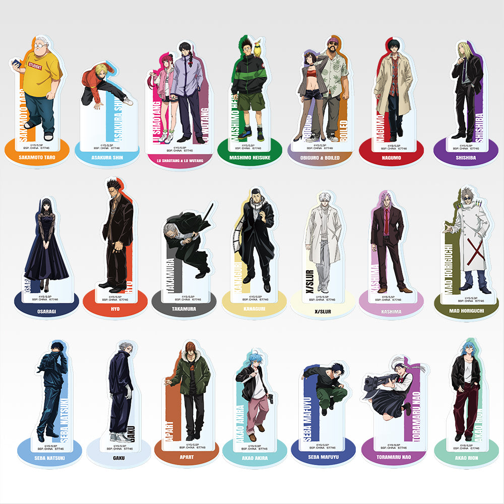 Ichiban Kuji Sakamoto Days Vol.3 - G Prize Acrylic Stand Complete Set of 21 Types