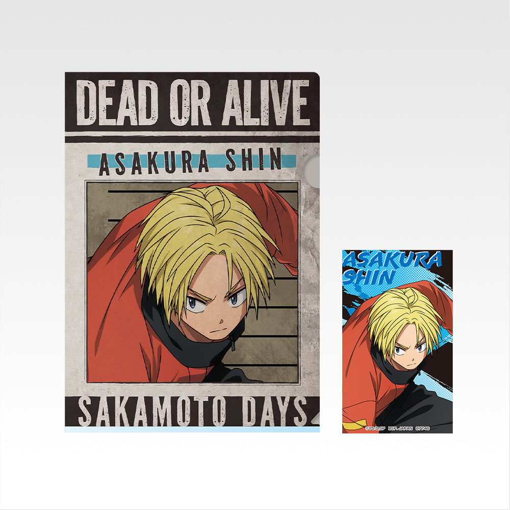 Ichiban Kuji Sakamoto Days Vol.3 - H Prize Clear File and Sticker Set Complete Set of 10 Types