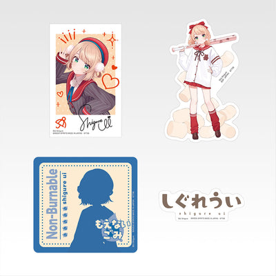 Ichiban Kuji Shigure Ui - K Prize Sticker Complete Set of 6 Types
