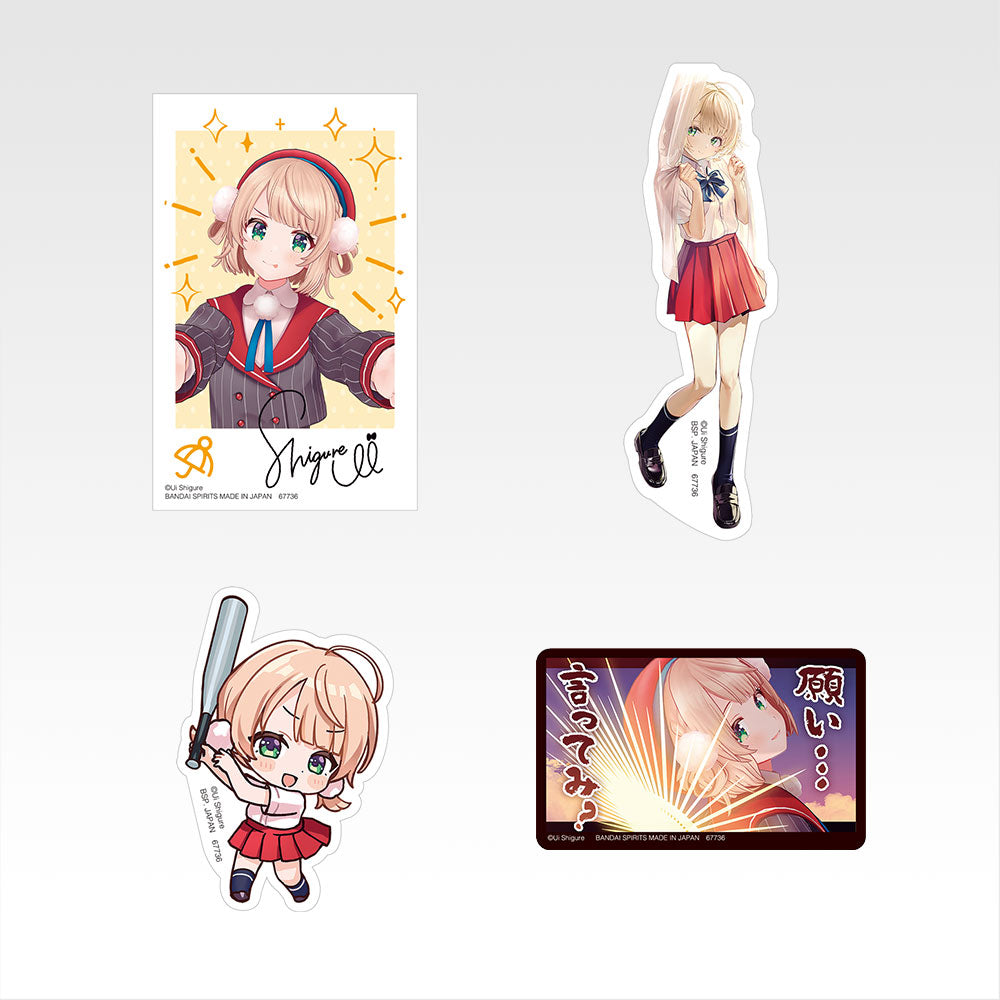 Ichiban Kuji Shigure Ui - K Prize Sticker Complete Set of 6 Types