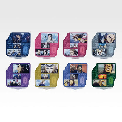Ichiban Kuji Spring and Autumn Warring States War Kingdom The Animation: The Two Wheels Of Wisdom And Military Power - F Prize Acrylic Stand Complete Set of 8 Types