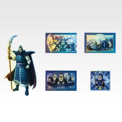 Ichiban Kuji Spring and Autumn Warring States War Kingdom The Animation: The Two Wheels Of Wisdom And Military Power - I Prize Hologram Sticker Set Complete Set of 8 Types