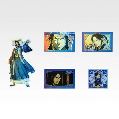 Ichiban Kuji Spring and Autumn Warring States War Kingdom The Animation: The Two Wheels Of Wisdom And Military Power - I Prize Hologram Sticker Set Complete Set of 8 Types