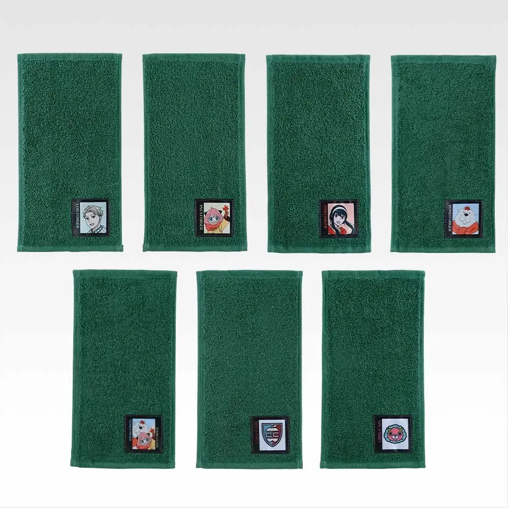 Ichiban Kuji Spy X Family Get ready to have fun! - F Prize Half Towel Complete Set of 7 Types