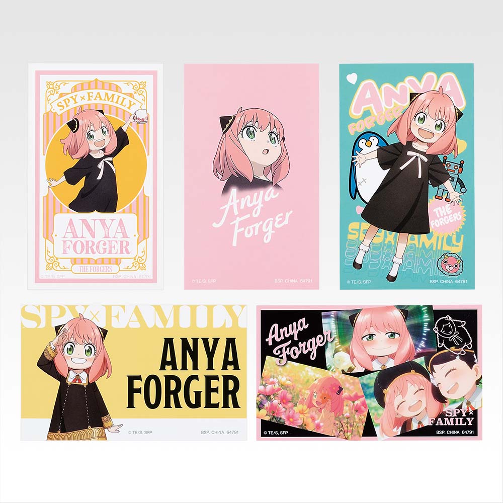 Ichiban Kuji Spy × Family Thanks for Being You - F Prize Sticker Set Complete Set of 6 Types