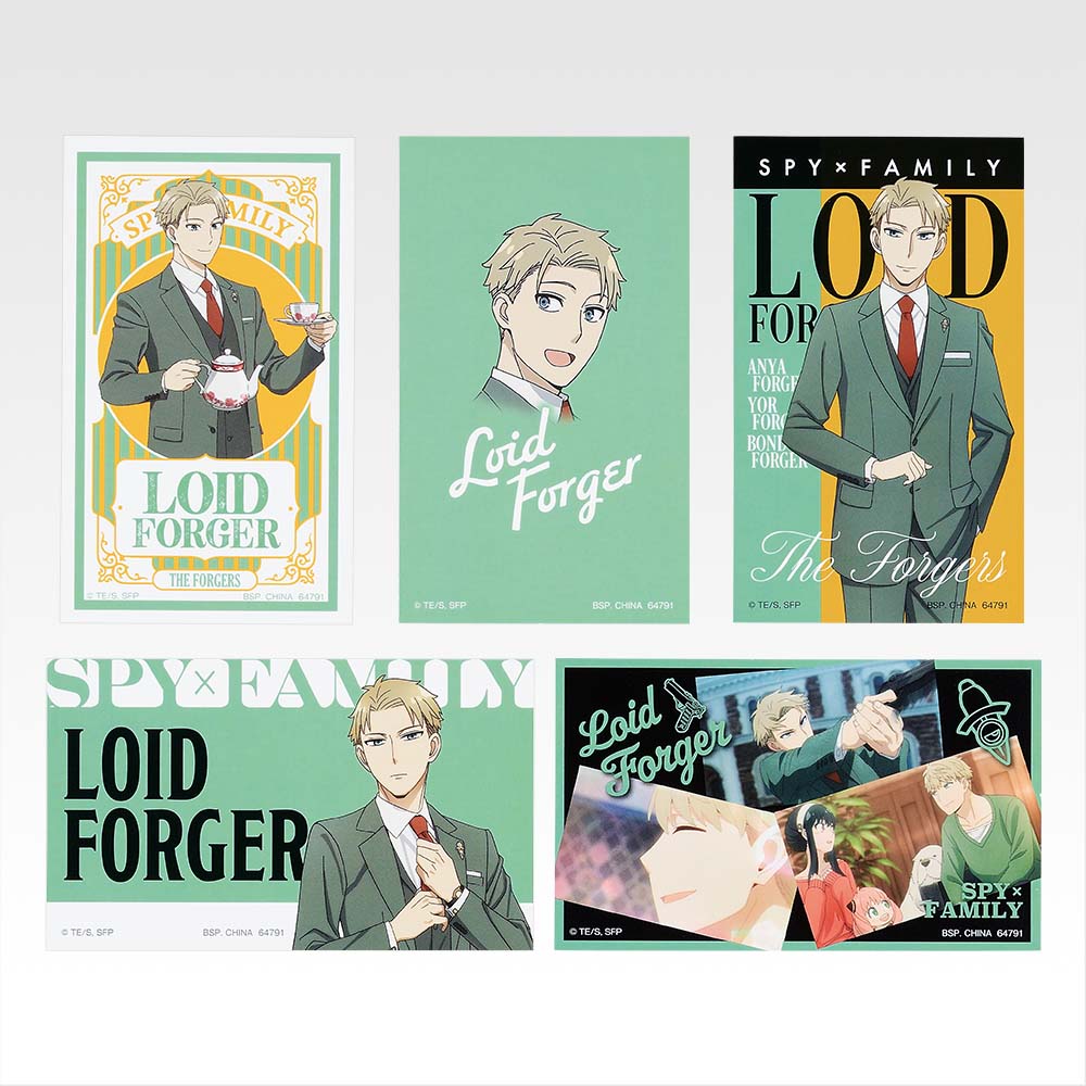 Ichiban Kuji Spy × Family Thanks for Being You - F Prize Sticker Set Complete Set of 6 Types