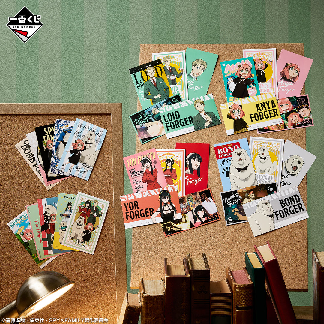 Ichiban Kuji Spy × Family Thanks for Being You - F Prize Sticker Set Complete Set of 6 Types