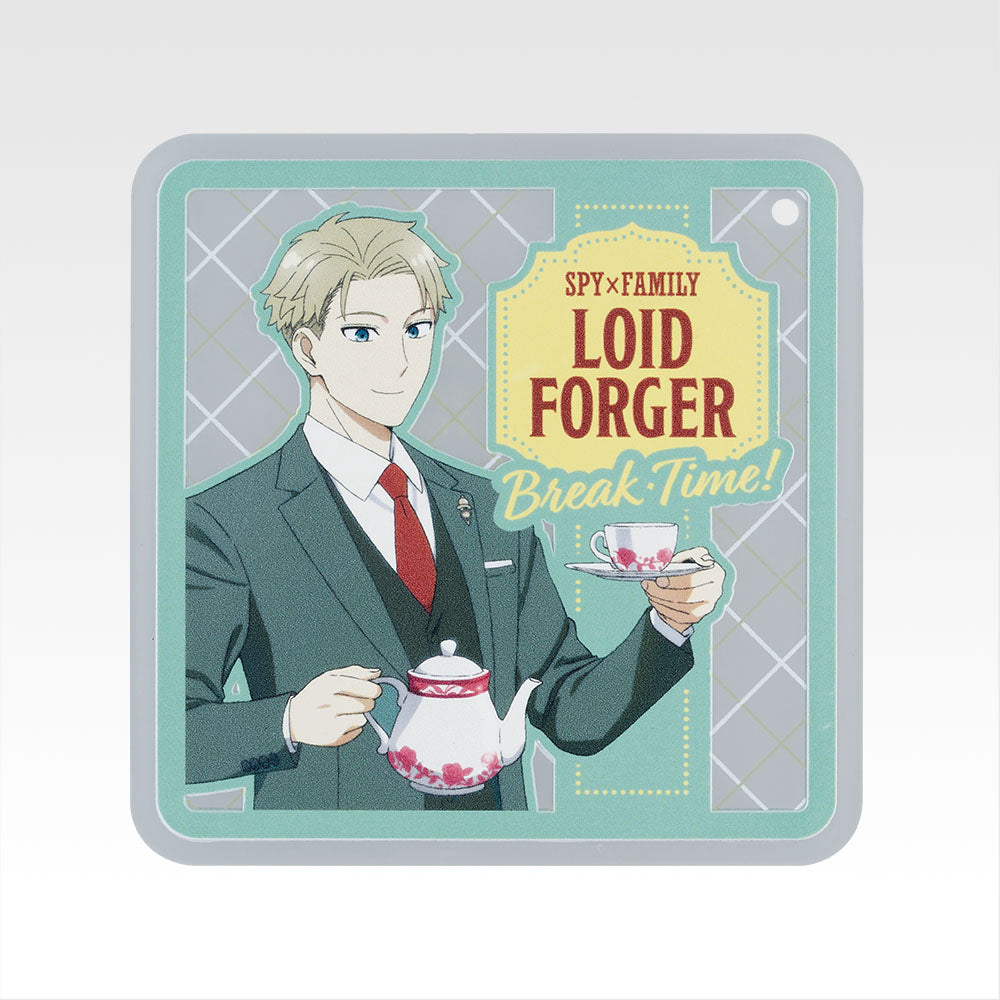 Ichiban Kuji Spy × Family Thanks for Being You - G Prize Rubber Coaster Complete Set of 7 Types