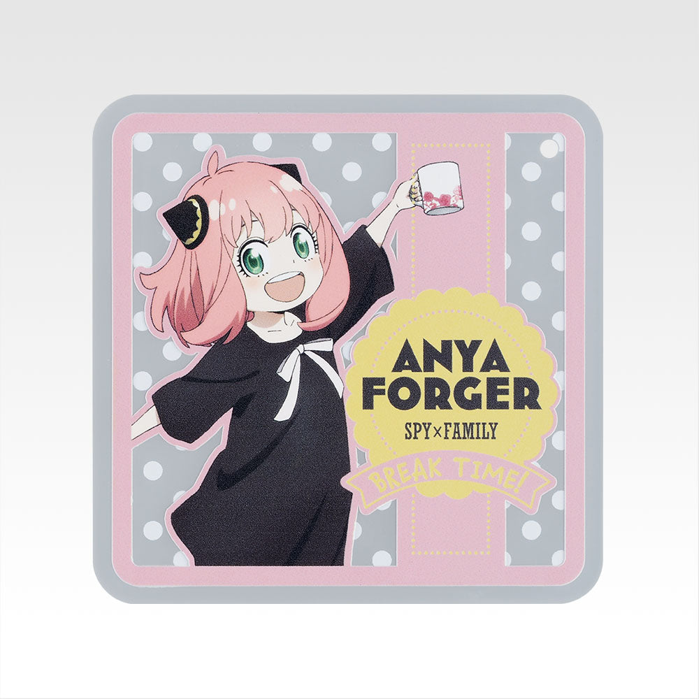 Ichiban Kuji Spy × Family Thanks for Being You - G Prize Rubber Coaster Complete Set of 7 Types