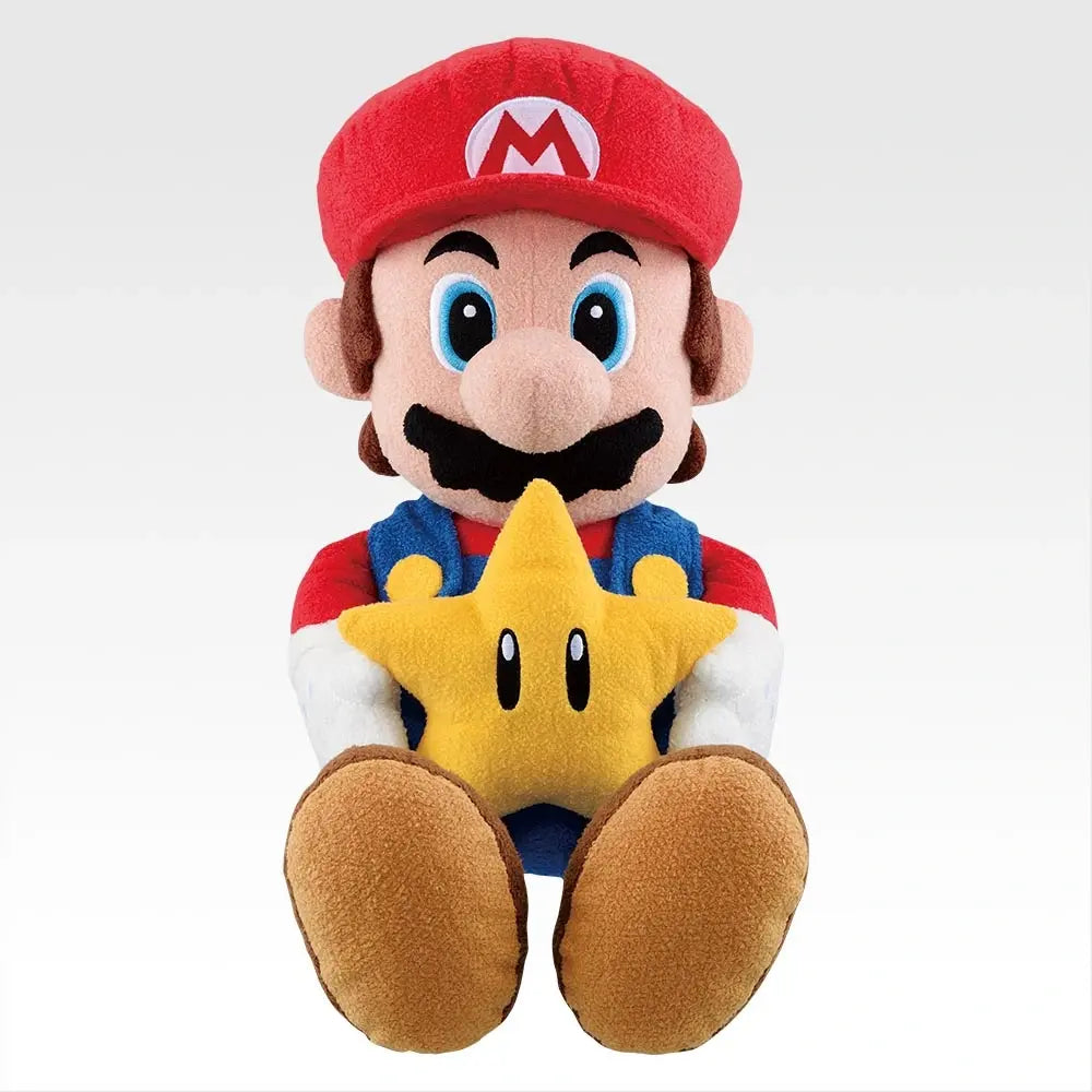 Ichiban Kuji Super Mario: Mario & Friends Always Together - A Prize Talking Mario Toy with Super Star