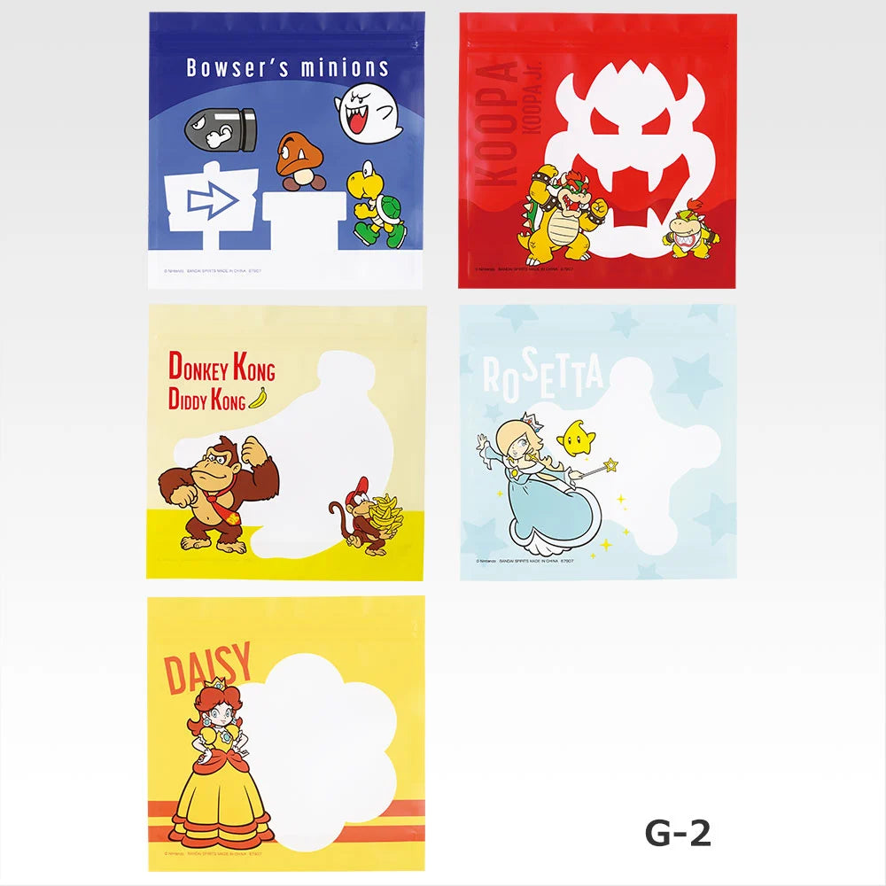 Ichiban Kuji Super Mario: Mario & Friends Always Together - G Prize Zipper Bag Collection Complete Set of 30 Bag