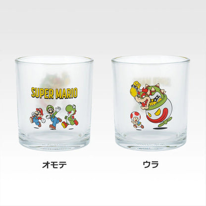 Ichiban Kuji Super Mario: Mario & Friends Always Together - D Prize Glass Collection Complete Set of 4 Types