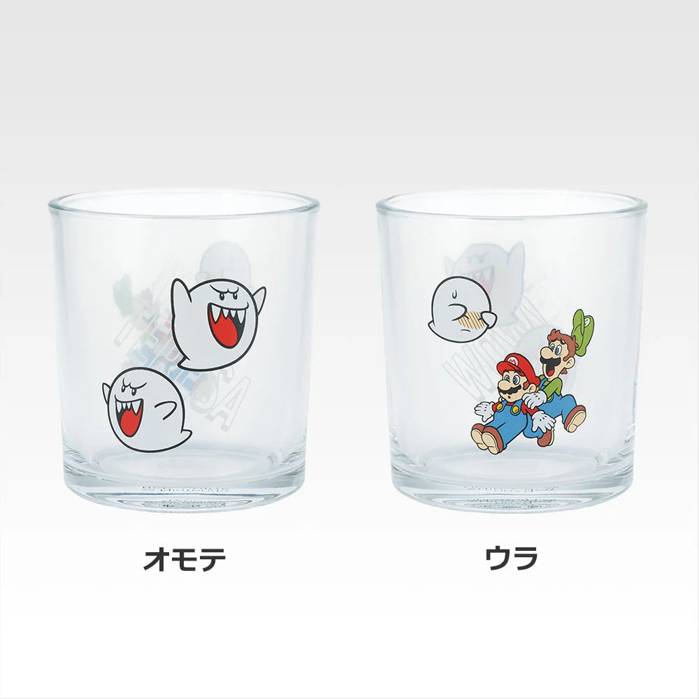 Ichiban Kuji Super Mario: Mario & Friends Always Together - D Prize Glass Collection Complete Set of 4 Types