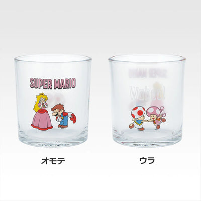 Ichiban Kuji Super Mario: Mario & Friends Always Together - D Prize Glass Collection Complete Set of 4 Types