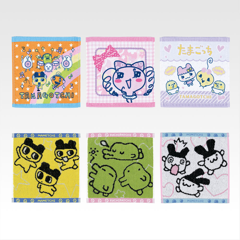 Ichiban Kuji Tamagotchi Discovering Tamagotchi in the Reiwa Era!! Rooms and Tamagotchi from Back in the Days - E Prize Hand Towel from Those Days Complete Set of 6 Types