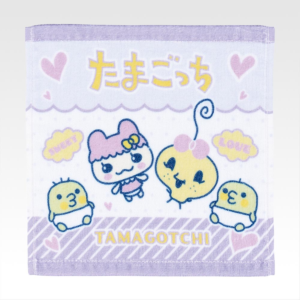 Ichiban Kuji Tamagotchi Discovering Tamagotchi in the Reiwa Era!! Rooms and Tamagotchi from Back in the Days - E Prize Hand Towel from Those Days Complete Set of 6 Types