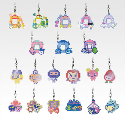 Ichiban Kuji Tamagotchi Discovering Tamagotchi in the Reiwa Era!! Rooms and Tamagotchi from Back in the Days - F Prize Sparkling Rubber Charm Complete Set of 20 Types