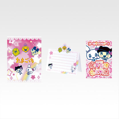 Ichiban Kuji Tamagotchi Discovering Tamagotchi in the Reiwa Era!! Rooms and Tamagotchi from Back in the Days - G Prize Nostalgic Stationery Complete Set of 5 Types