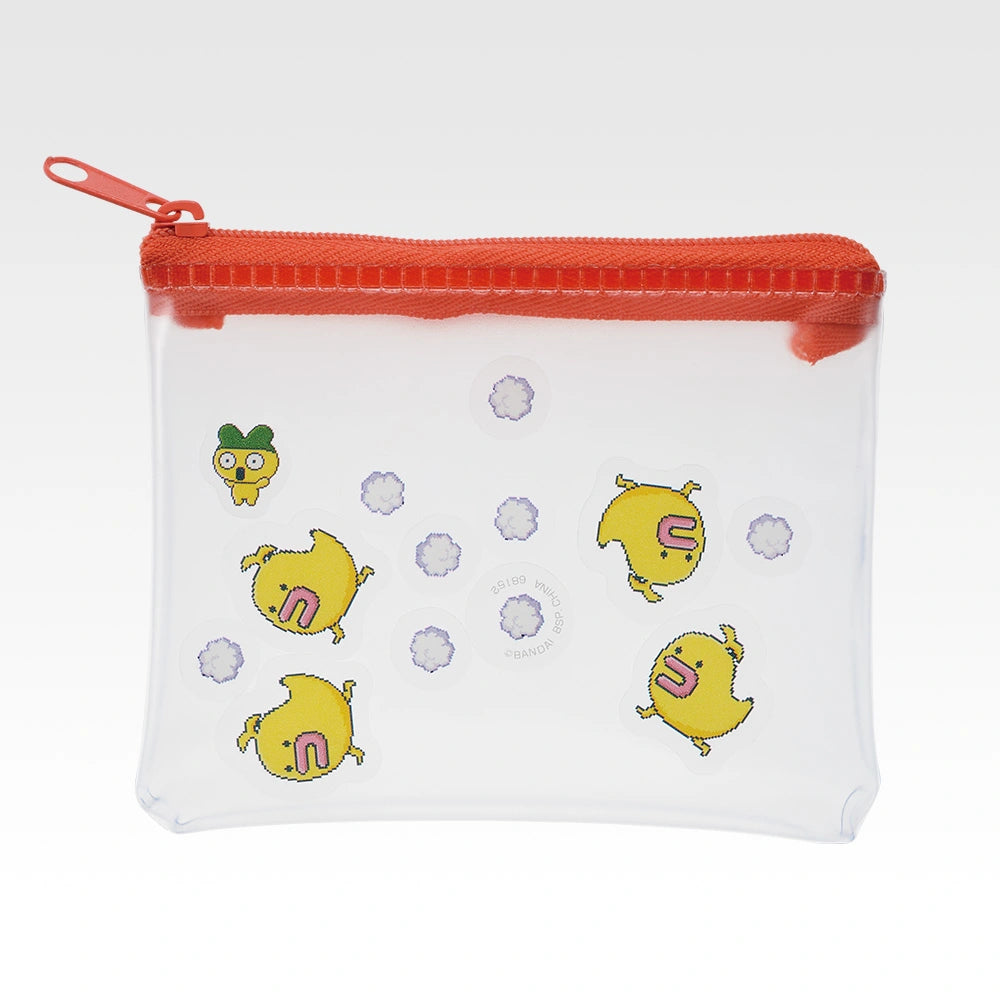 Ichiban Kuji Tamagotchi Spinning Discovery! Tamagotchi Paradise - G Prize Clear Pouch Complete Set of 4 Types