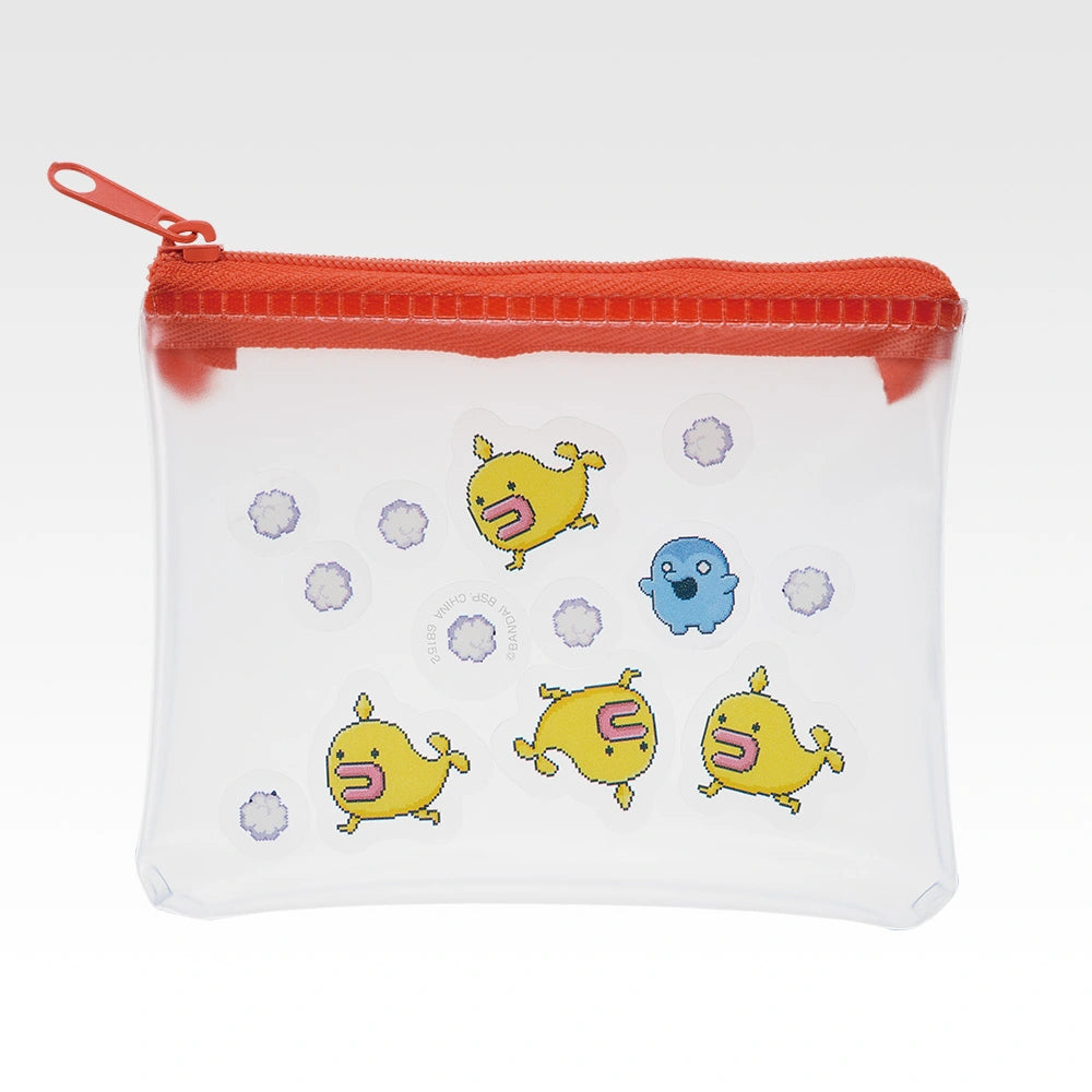 Ichiban Kuji Tamagotchi Spinning Discovery! Tamagotchi Paradise - G Prize Clear Pouch Complete Set of 4 Types