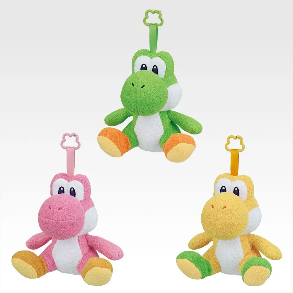 Ichiban Kuji The Super Mario with YOSHI - B Prize Colorful Yoshi Plush Mascot (3 Types)