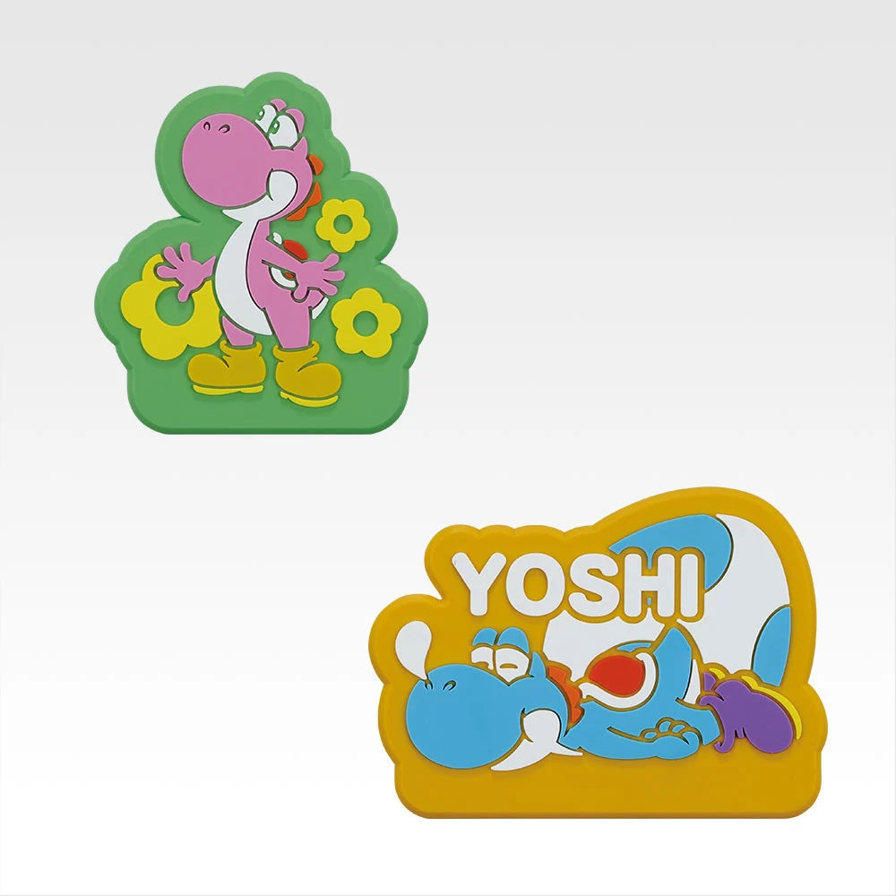 Ichiban Kuji The Super Mario with YOSHI - E Prize Rubber Collection Complete Set of 8 Types