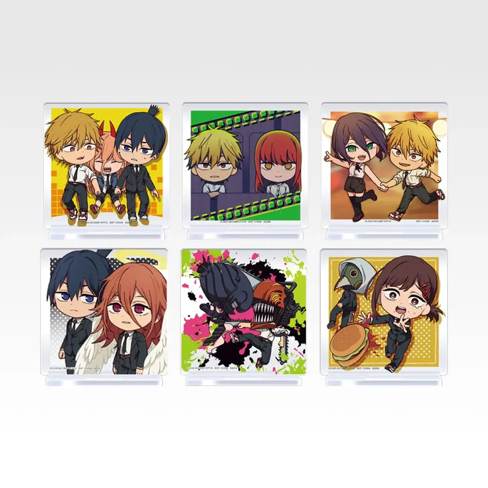 Ichiban Kuji Theatrical Version Chainsaw Man Movie Reze Arc 2nd Edition - F Prize Kyun Chara Acrylic Stand Complete Set of 6 Types