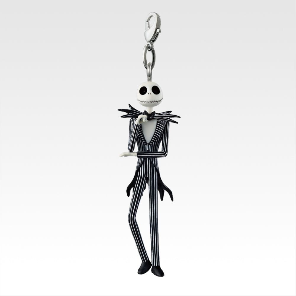 Ichiban Kuji Tim Burton's The Nightmare Before Christmas - E Prize A gift from Halloween Town Keychains Complete Set of 5
