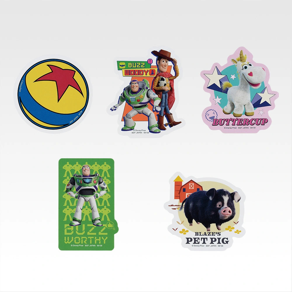 Ichiban Kuji Toy Story 5 - G Prize Flake Stickers Complete Set of 10 Types