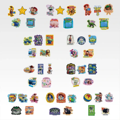 Ichiban Kuji Toy Story 5 - G Prize Flake Stickers Complete Set of 10 Types