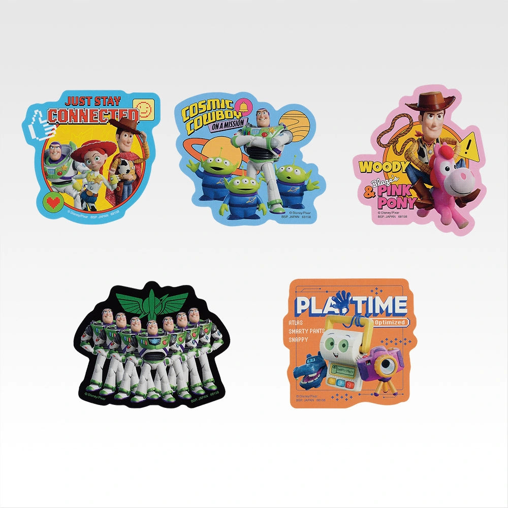 Ichiban Kuji Toy Story 5 - G Prize Flake Stickers Complete Set of 10 Types
