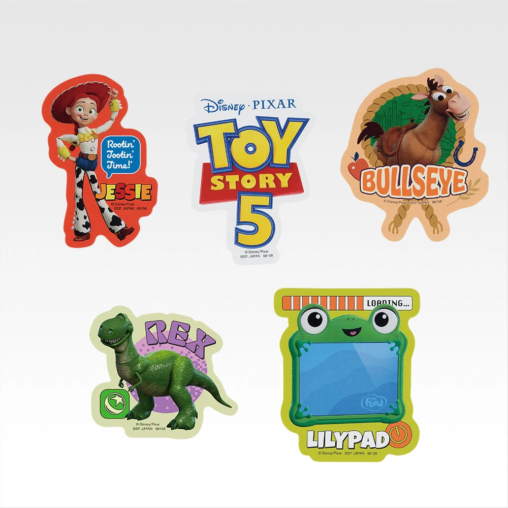 Ichiban Kuji Toy Story 5 - G Prize Flake Stickers Complete Set of 10 Types