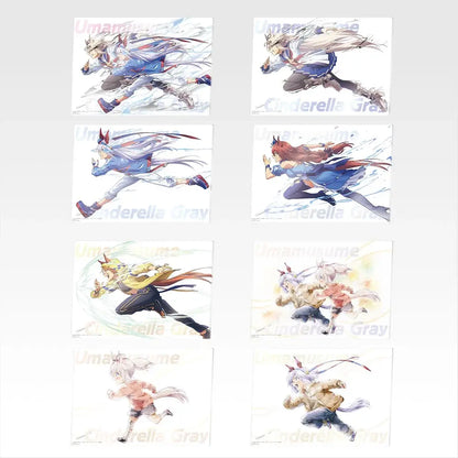Ichiban Kuji Uma Musume Cinderella Gray Ash Monster vs. White Lightning - G Prize Original Acrylic Board Complete Set of 8 Types