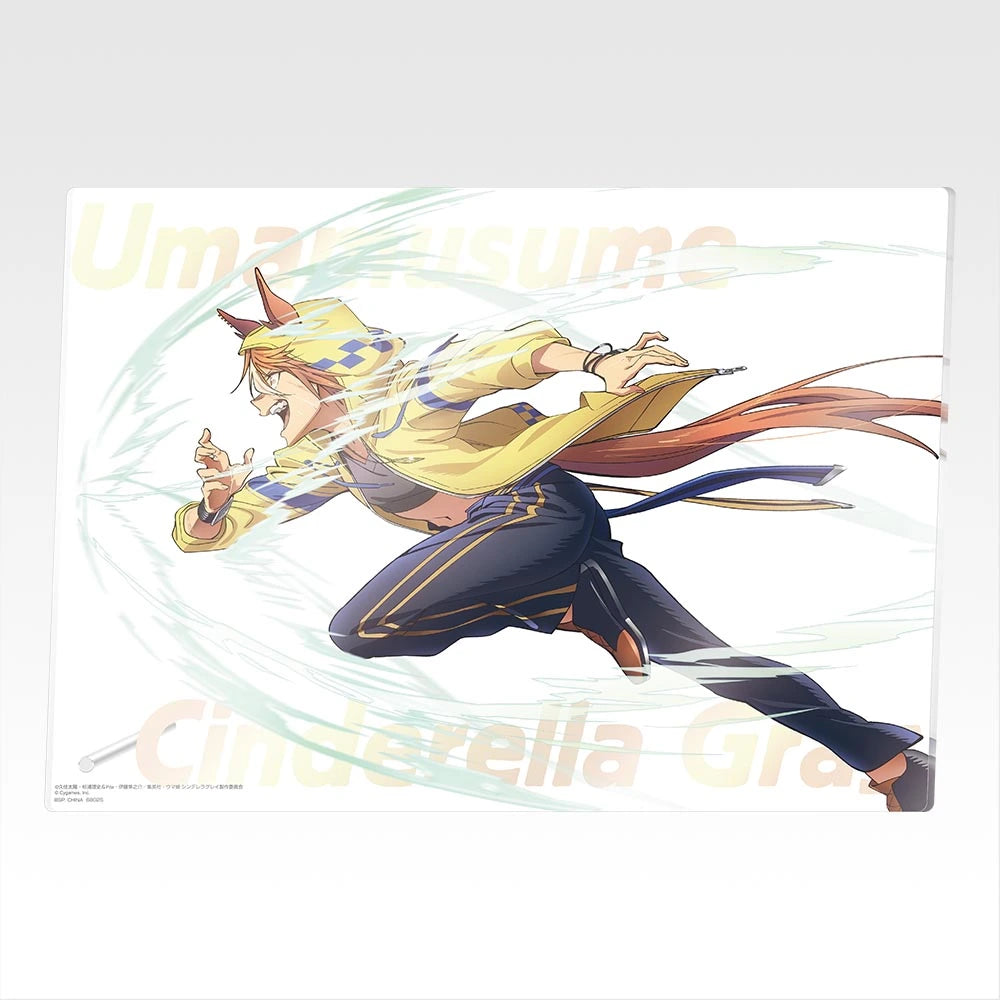 Ichiban Kuji Uma Musume Cinderella Gray Ash Monster vs. White Lightning - G Prize Original Acrylic Board Complete Set of 8 Types