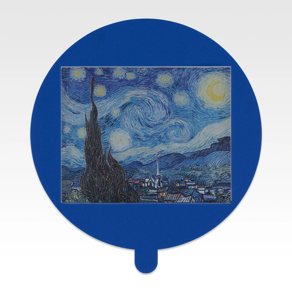 Ichiban Kuji Vincent Van Gogh - H Prize Cup Noodle Wight Coaster Collection Complete Set of 7 Types