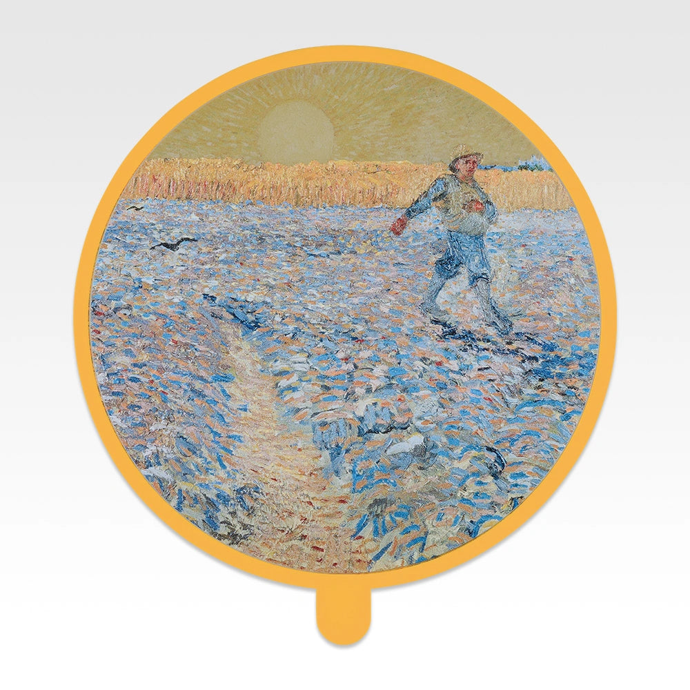 Ichiban Kuji Vincent Van Gogh - H Prize Cup Noodle Wight Coaster Collection Complete Set of 7 Types