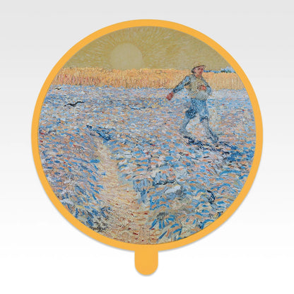 Ichiban Kuji Vincent Van Gogh - H Prize Cup Noodle Wight Coaster Collection Complete Set of 7 Types