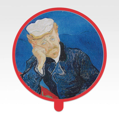 Ichiban Kuji Vincent Van Gogh - H Prize Cup Noodle Wight Coaster Collection Complete Set of 7 Types