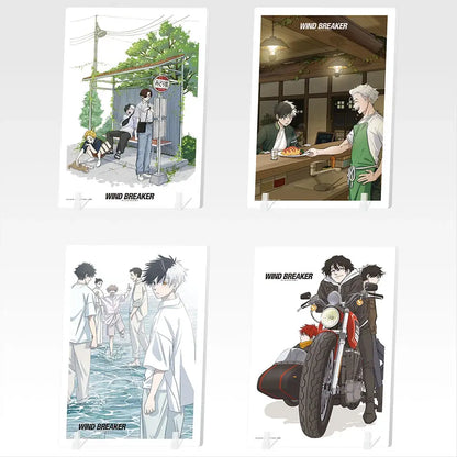 Ichiban Kuji Wind Breaker 5th Anniversary of the Original Work - C Prize Acrylic Board Complete Set of 4 Types