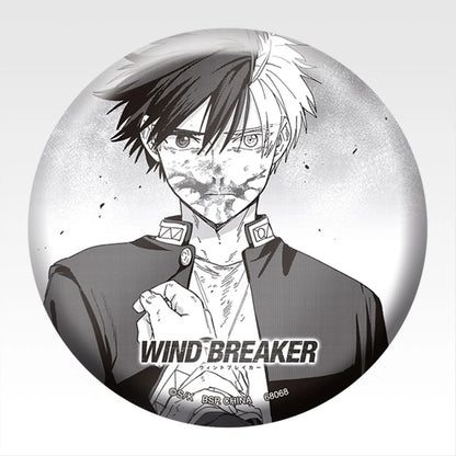 Ichiban Kuji Wind Breaker 5th Anniversary of the Original Work - E Prize Can Badge Complete Set of 6 Types