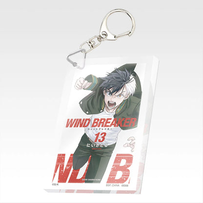 Ichiban Kuji Wind Breaker 5th Anniversary of the Original Work - F Prize Paperback Acrylic Keychain Complete Set of 22 Types